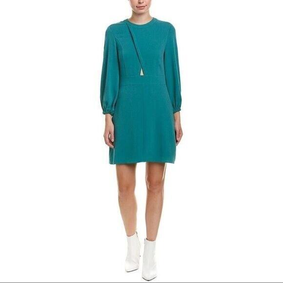 Tibi Savana Crepe Shift Dress Size 4 New with Tags - Picture 1 of 6